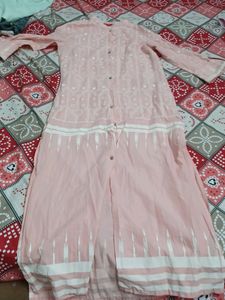 W Printed Open Up Kurta R Shrug