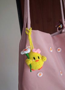 Yellow Chick Keychain