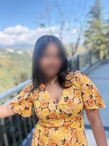 V neck floral dress