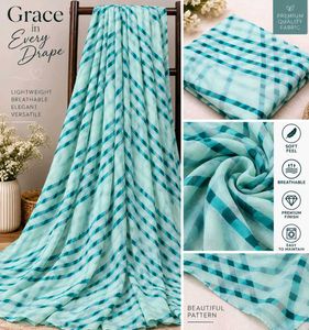 Beautiful Teal & Blue Saree 💚💚