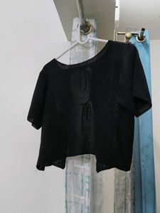 Black cardigan
