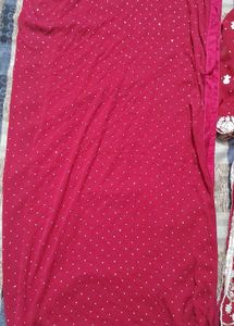 Red Embroidered Salwar Kameez