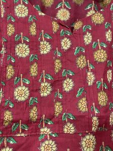 New pure cotton Beautiful  short  Kurti