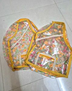 2 Blouse cover bag with Zipper Pocket