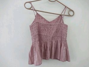 Pink Softcore Peplum