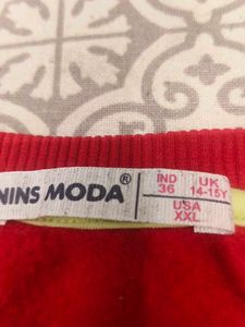 Cute Red 'Girl Brighter' Sweatshirt