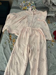 Cute Hello Kitty 3 piece Pajama Set