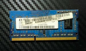 2GB DDR3 Laptop RAM