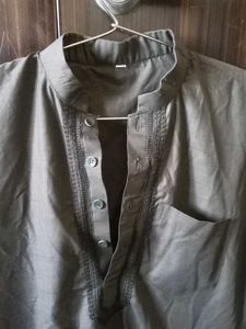 Boy's Olive Kurta Payjama