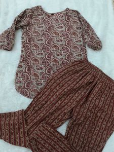Paisley Print top with payjama