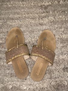 Stylish Embellished Thong Sandals