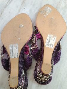 Partywear Purple Sandal