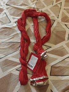 Stylish Red &amp; Gold Ethnic Skirt and dupatta