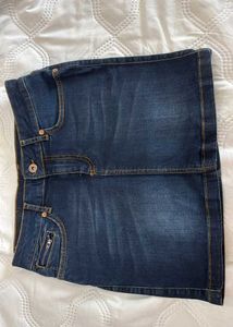 Classic Blue Denim Skirt