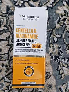 Dr. Sheth's Sunscreen - Centella & Niacinamide