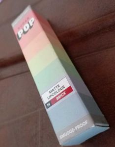 Sugar POP liquid Lipstick matte brick 💋