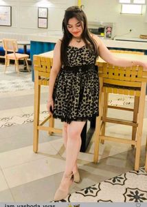 Stylish Leopard Print Mini Dress