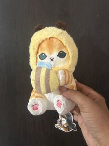 Mofusand Bee Cat plush doll from the Forest Series
