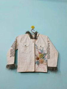 Floral Embellished Denim Jacket