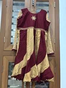 Frock Pent Plazo Suit