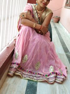 Pink Lahnga Chunri