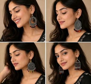 Boho Dangle Earrings Set Of 4