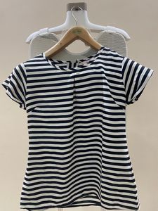 Classic Navy & White Striped Tee