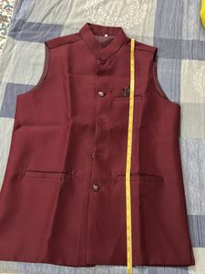 Burgundy Formal Vest