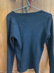 sale!!black wool top