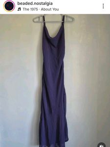 Forever 21 Purple Flowy Slip Dress