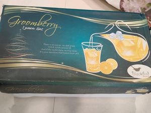 7 Pieces Glass Lemon Set