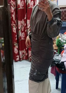 Bodycon Puffer Sleeves Dress New