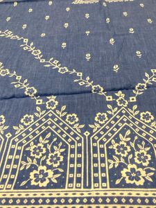 Blue &amp; White Dress Material