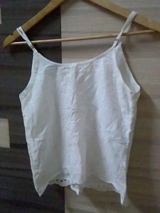 Chicken Work White Camisole