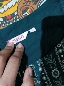 Elegant Green Chikankari Kurta
