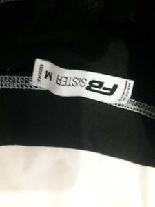 Sleek Black Zip-Up  Top