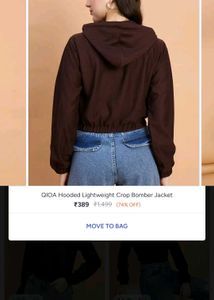 Lightweight Crop Bomber Jacket