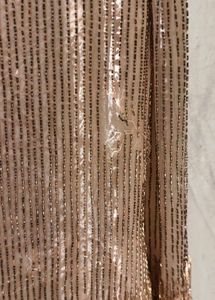 12J6. Sparkling Beaded &amp; Fringe Gown