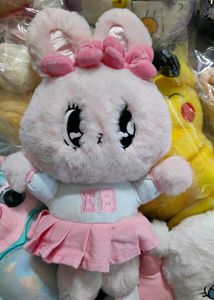 Combo Of Kawaii Cartoon Rabbit Plush Doll