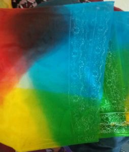 Multicolor Organza Duppatta..Combo