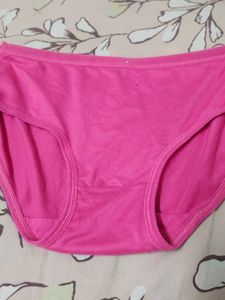 Cute and Soft Vibrant Pink Cotton Briefs