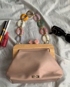 (SALE‼️) KAZO Wooden Framed Clutch Bag