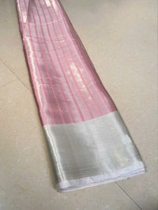 New Without Tag- Banarasi Tissue Katan Silk Saree