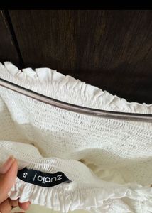 white dress eyelet