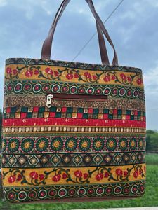 Floral Pattern Tote Bag