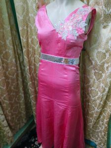 Mermaid Pink Gown