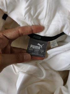 Puma White Hoodie