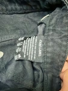 Zipper Detail Denims high quality Off duty