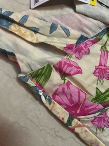 Floral Print Summer Dress -  XS