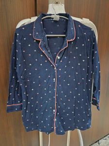 Heart Print night suit